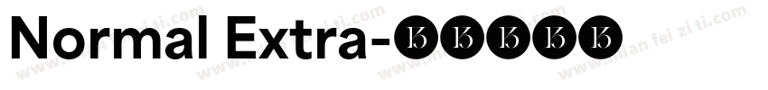 Normal Extra字体转换